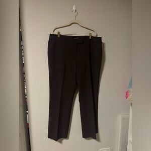 NWT Covington Lynda Women’s Brown Pleated Trousers 18 Short